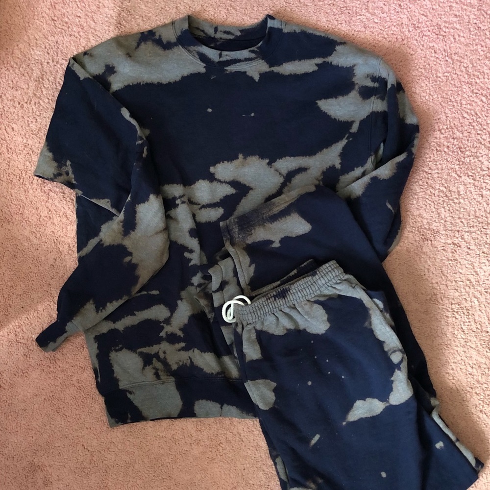 Navy Tie-Dye Set